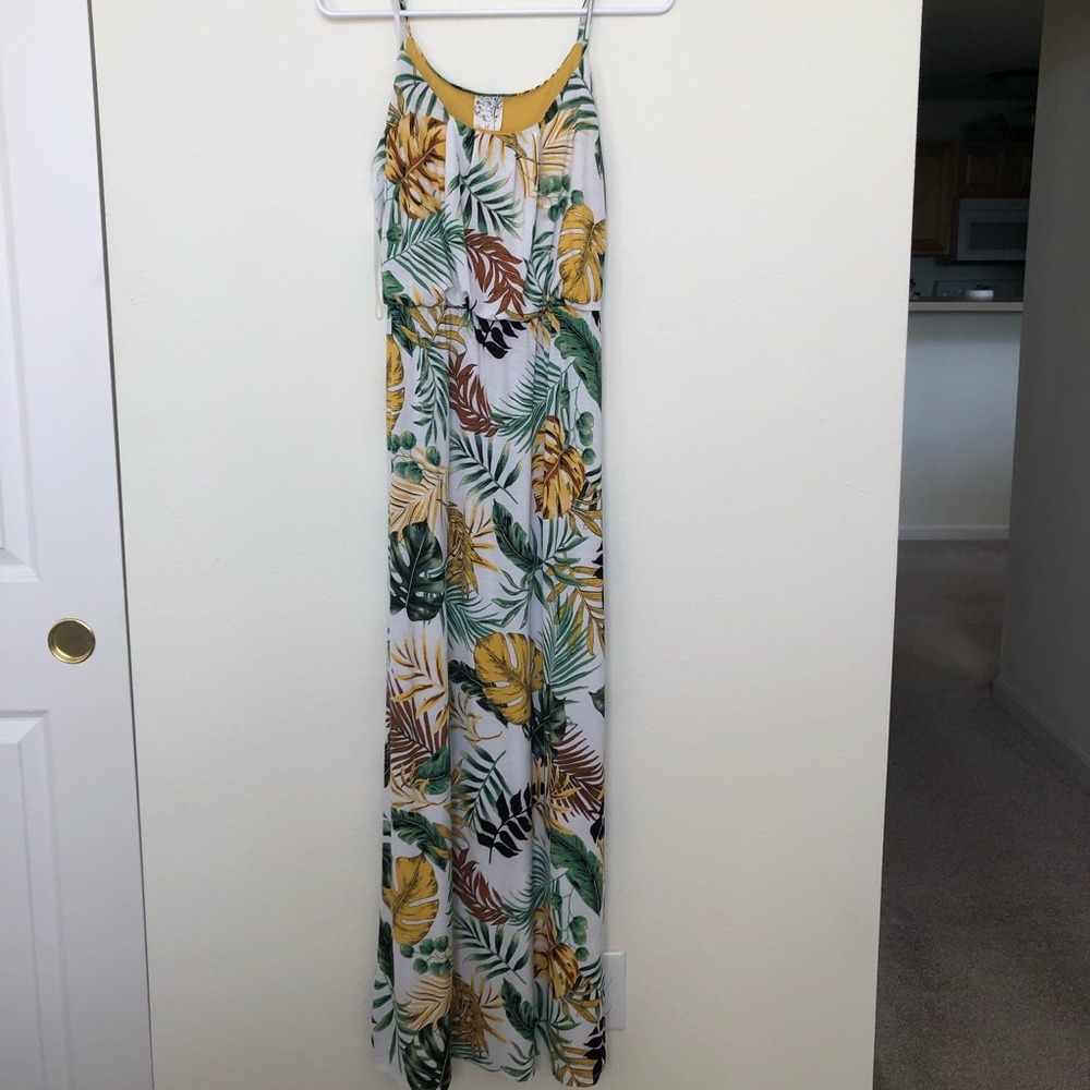 NAIF Leaf Print Dress